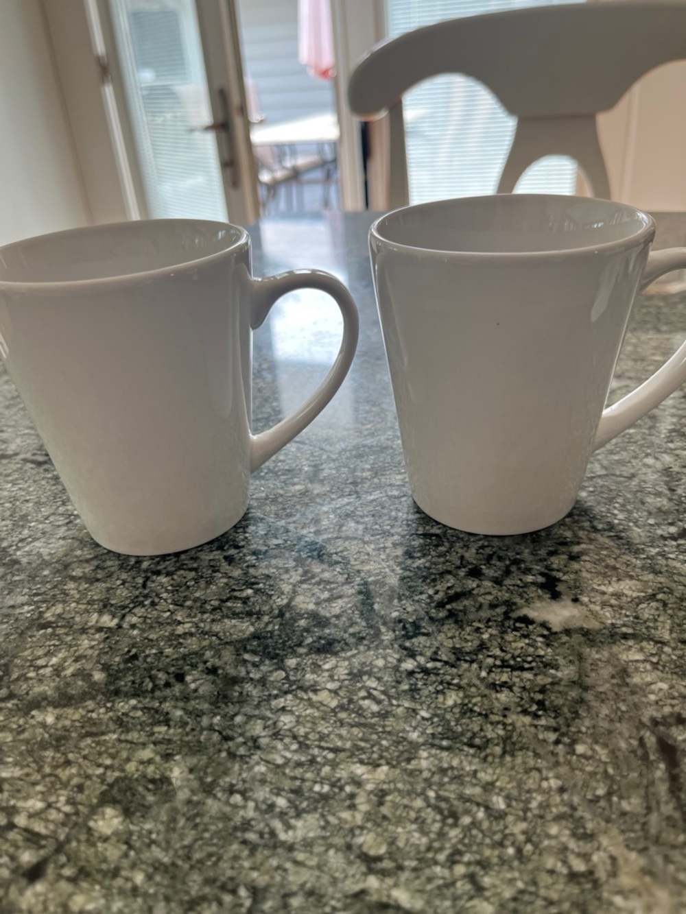 Everyday White Ceramic Mugs – Set of 2 Gibson Home
